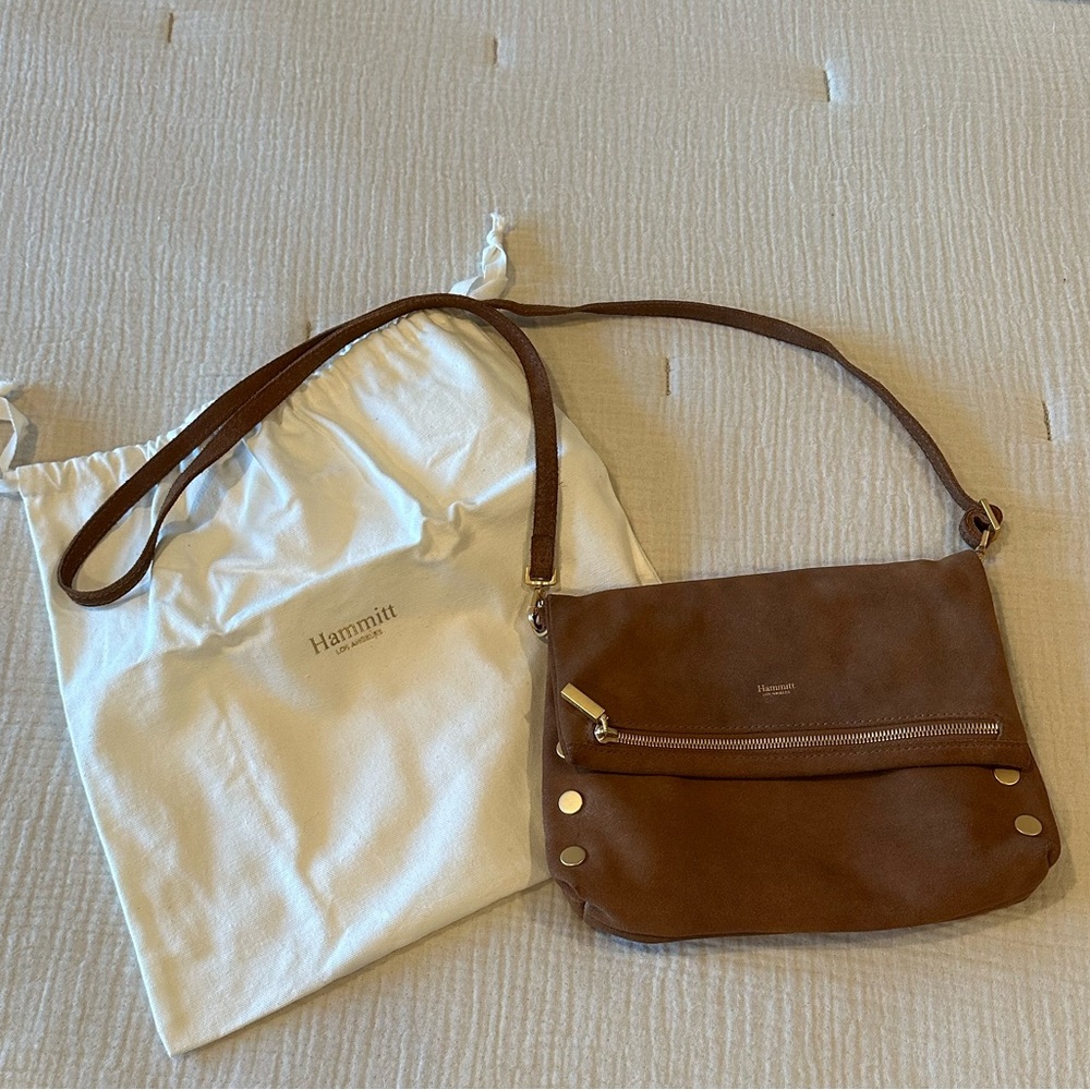 Hammitt Brown Suede Bag
